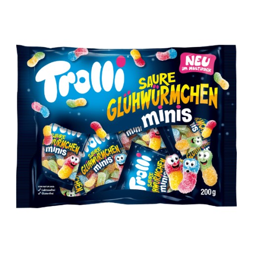 Troll kyslé mini červíky s DE