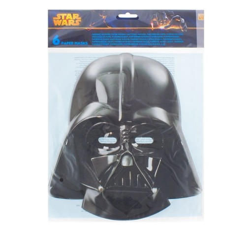 Papierové masky Star Wars, 6 kusov