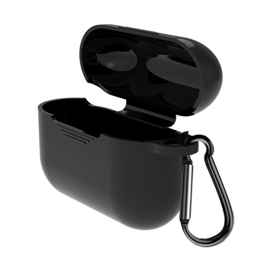 Puzdro na Airpods 3, čierne, s háčikom