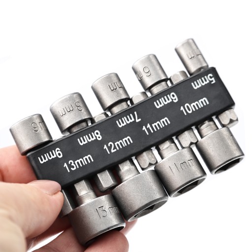 ZÁSUVKY 5-13MM 1/4 MONTÁŽ 9 KS ROSFIX SET