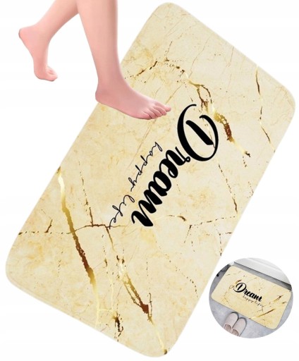 Absorpčná podložka Kúpeľňový behúň RÝCHLOSCHNÚCE PROTIŠMYK NA WC