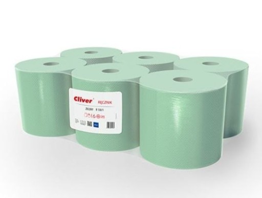 Rolka papierovej utierky R130/1 Green 1w Cliver