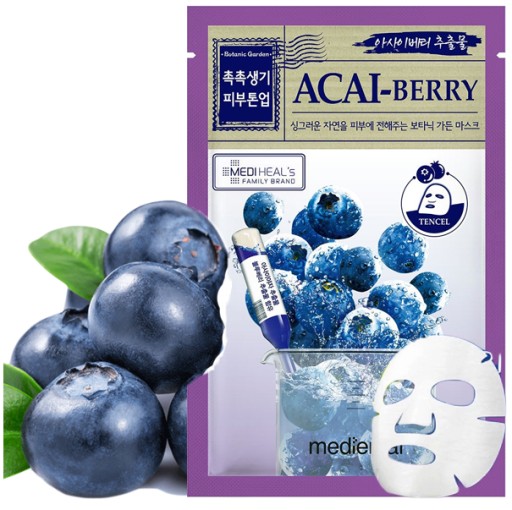 Kórejské hydratačné plátené masky - BERRY