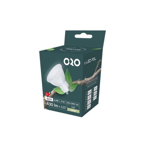 LED ŽIAROVKA GU10 430LM 6,5W DW DENNÉ SVETLO FARBA