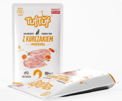 TUF TUF vlhké krmivo pre psov CHICKEN 100g