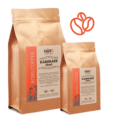 KAMIKAZE Blend 40:60 káva 250g - zrn
