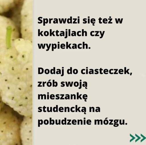 Sušená moruša biela 500g Vitamín B