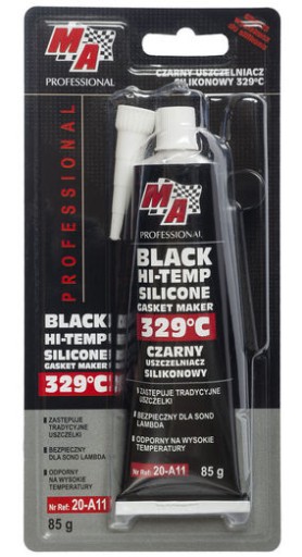 MA PRO Čierny silikónový tmel 85g 20-A11