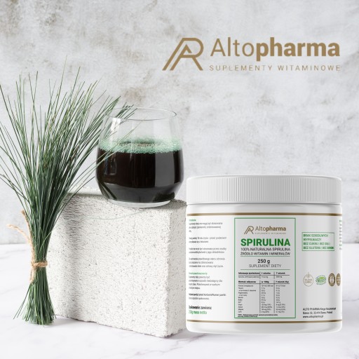 SPIRULINA prášok 250g DETOX ALGAE VEGE IMUNITY