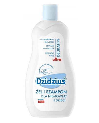 DZIDZIUŚ Hypoalergénny gél a šampón 500 ml