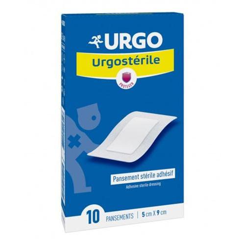 Urgosterilné Sterilné samolepiace obväzy 5cm x 9cm, 10 ks.