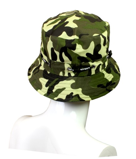 PÁNSKY letný bucket HAT Camo Fish Cap