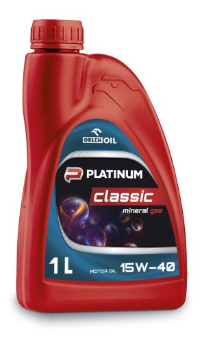 PLATINUM CLASSIC PLYN MINERÁL 15W-40 FĽAŠA 1l