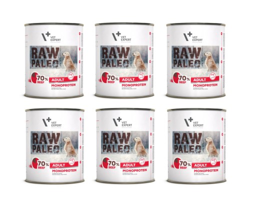 Raw Paleo Beef ADULT Hovädzie 800g