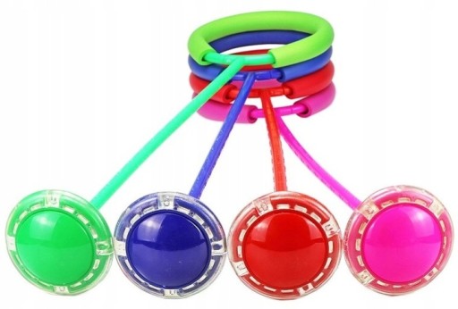 HULA HOP ŠVIHÁK NA NOHY S OSVETĽOVACÍMI LED
