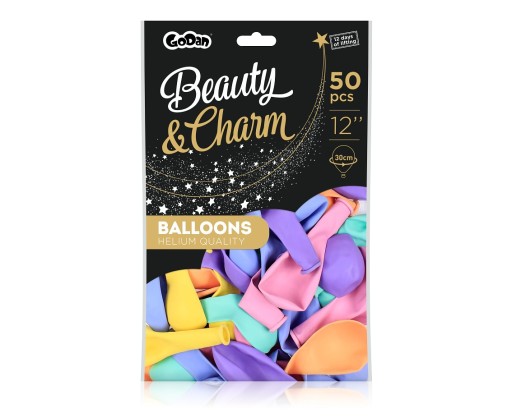 FAREBNÉ LATEXOVÉ BALÓNKY - MAKARÓNKY 12 palcov = 30 cm - 50 KS GODAN