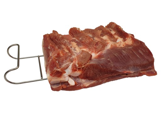 Nerezový udiarenský hák B-302 na údenie slaninových tukových filet INOX