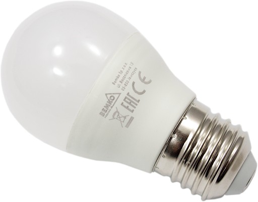 LED neutrálna guľová žiarovka E27 7,5W 4000K 740lm BEMKO SAMSUNG
