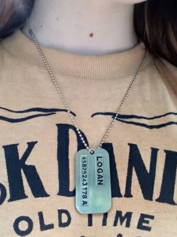 Náhrdelník X - Men Wolverine Logan Dog Tag