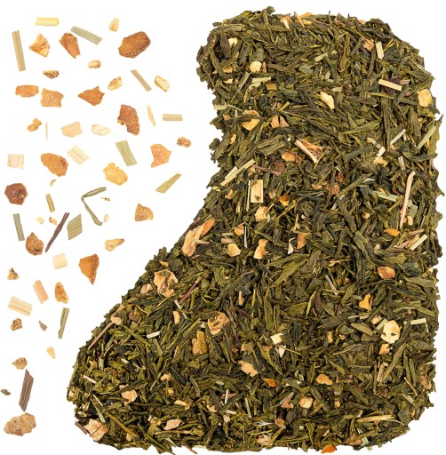 ZELENÝ ČAJ SENCHA ZÁZVOR S CITRÓNOM (50g)