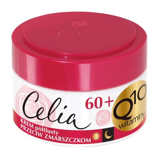 Celia Q10 Polotučný krém na tvár 60+ Ceramidy