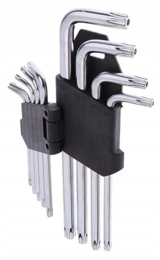 KĽÚČE TORX IMPUSUROVÉ TYP L s otvorom T10-T50 9KS