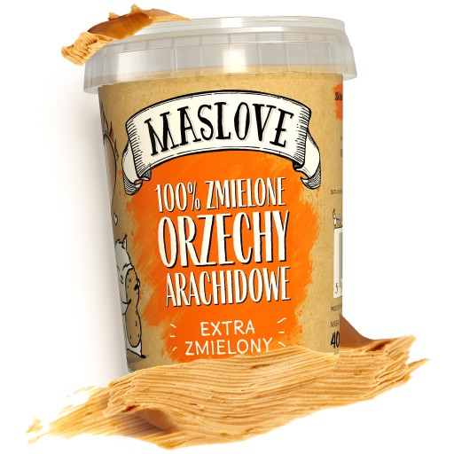 ARAŠIDOVÉ MASLO 100% MASLOVE ARAŠIDOVÁ MASLÁ PASTA