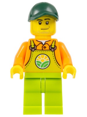 LEGO FIGURE City Gardener Farmer cty1478