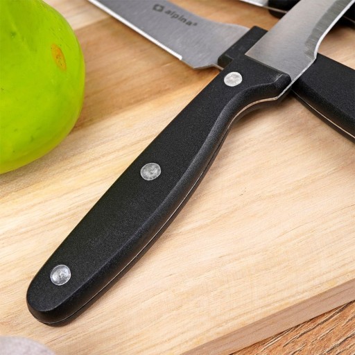 3x Sada kuchynských nožov KNIVES na krájanie, šúpanie, zeleninu, ovocie, syr
