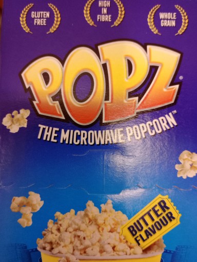 POPZ Popcorn zrno na masle na opekanie v mikrovlnke 90g bezlepkové