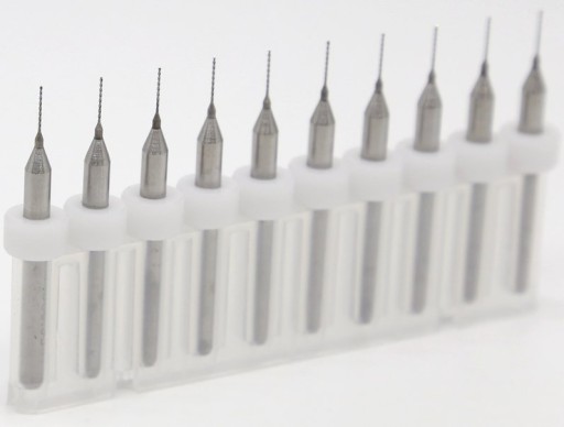 10ks MINI VRTAČKY 0,4mm PRESNÉ CNC WIDI