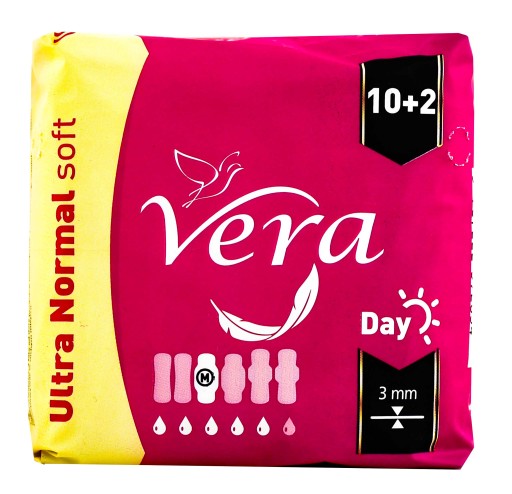 Ultra NORMAL Day Soft hygienické vložky VERA 10+2 ks.