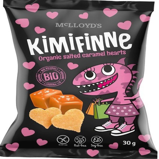 Kukuričné chrumky so slaným karamelom, bez lepku, 30 g