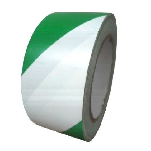 VÝSTRAŽNÁ PÁSKA BIELE A ZELENÉ OZNAČENIE 50mm/33m pre šnúry