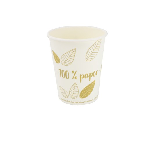 Ekologické papierové poháre ZERO % PLASTIC 250 ml 50 ks (bez poplatkov za SUP)