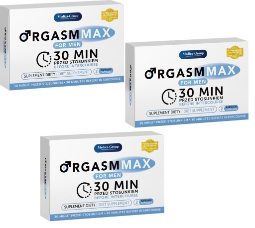 OrgasmMax pre mužov - 2 kapsuly