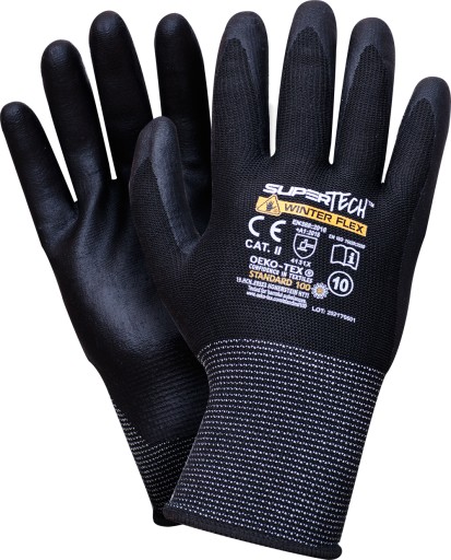 WINTER FLEX zateplené pracovné rukavice r9