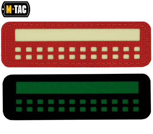 VELCRO NÁŠIVKA POLISH FLAG LASER RESET 25x80 M-TAC ČERVENÁ/FLUORESCENCE