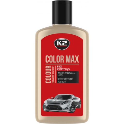K2 COLOR MAX Farbiaci vosk ČERVENÝ 250 ml