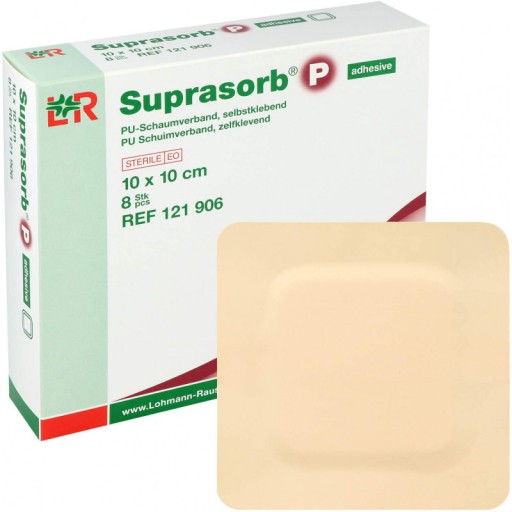 Suprasorb P penový obväz 10x10cm L&R