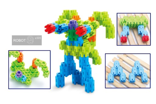 MALÉ GENIÁLNE BLOKY, STAVBA, PRIESTOROVÉ SKRUTKY, 100 PRVKOV.