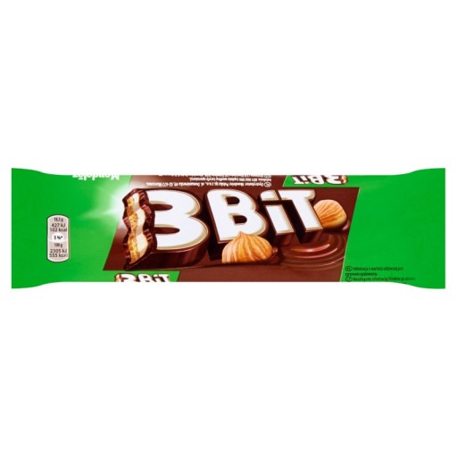 3Bit Tyčinka v čokoláde s orechovou náplňou