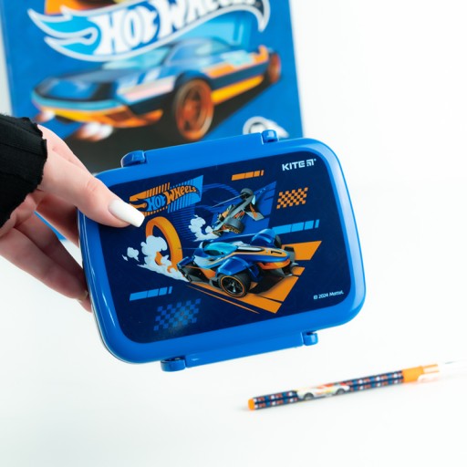 LUNCHBOX S PRIESTORMI DO ŠKOLY 420ml HOT WHEELS KITE