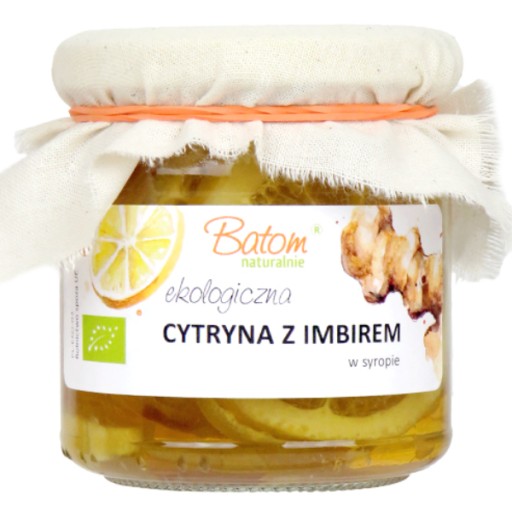 Citrón so zázvorom v BIO sirupe 220g