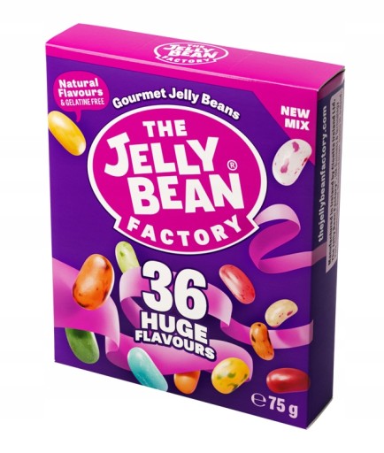 Fruit Beans 36 príchutí Jelly Bean Factory Jelly Beans 75g