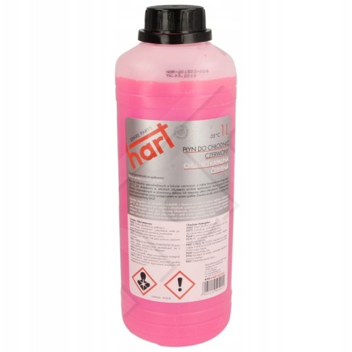 HART KVAPALINA RADIÁTOROV G12 -35C ČERVENÁ 1L