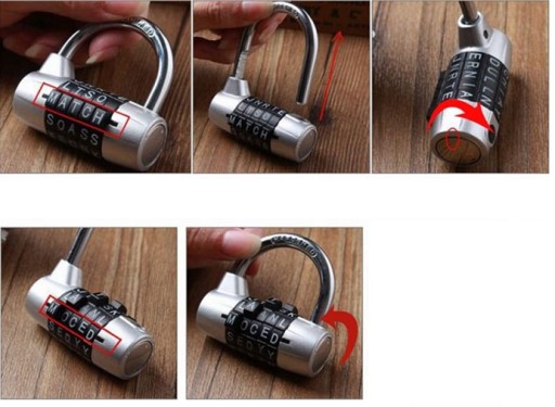 Diskrétny BIKE LOCK PADLOCK U-LOCK DA50