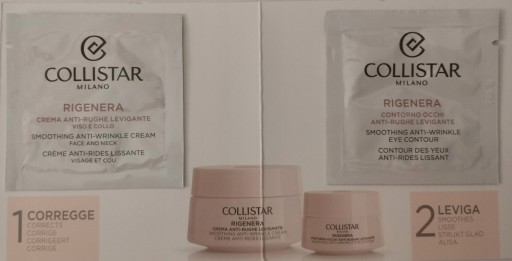 Collistar Rigenera Rutinná sada 2 vzoriek
