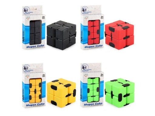 Čarovná kocka, antistresové puzzle, farebné kocky
