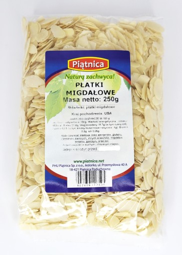 Mandľové lupienky Mandľové lupienky 250g PIATOK
